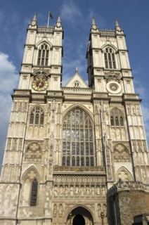 ENGLAND, London, Westminster Abbey west front towers