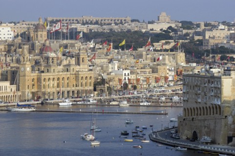 MALTA, Vittoriosa, View over harbour