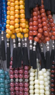 GREECE, Athens, Worry beads for sale in Plaka.