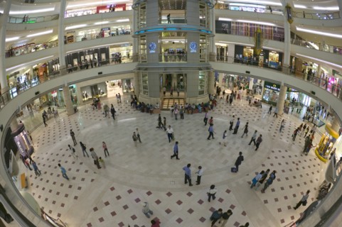 MALAYSIA, Kuala Lumpur, Interior of the Kuala Lumpur City Centre KLCC shopping arcade.