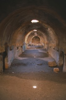 LIBYA, Tolmeita, Roman cisterns under the Agora