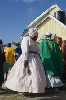 WEST INDIES, St Vincent & The Grenadines, Union Island, The Baptist congregation in Clifton at