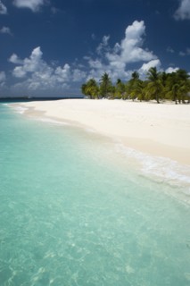WEST INDIES, St Vincent & The Grenadines, Palm Island, The beach at Palm Island Resort