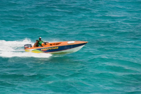 WEST INDIES, St Vincent & The Grenadines, Tobago Cays, Water taxi from Union Island