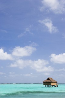 WEST INDIES, St Vincent & The Grenadines, Canouan, Amrita Spa offshore treatment rooms off Godahl