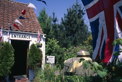 UNITED KINGDOM, Channel Islands, Guernsey, Forest Parish. German Occupation Museum. Main entrance