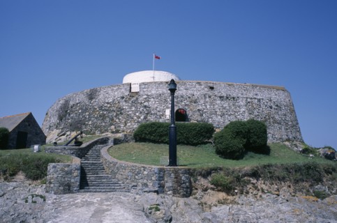 UNITED KINGDOM, Channel Islands, Guernsey, St Peters. Fort Grey Martello Tower and Shipwreck Museum