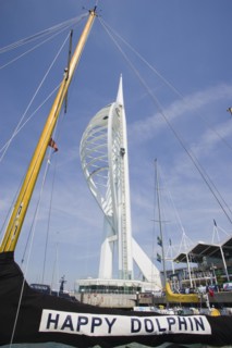 ENGLAND, Hampshire, Portsmouth, The Spinnaker Tower the tallest public viewing platforn in the UK