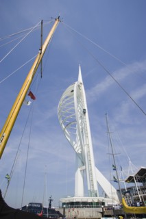 ENGLAND, Hampshire, Portsmouth, The Spinnaker Tower the tallest public viewing platforn in the UK