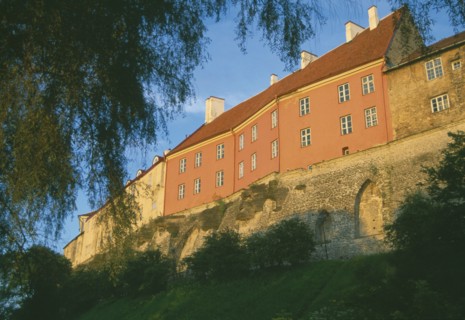 ESTONIA, Tallinn, "Toompea Castle seat of the Parliament of the Republic of Estonia, the Riigkogu."