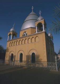 SUDAN, Omdurman, "Tomb of the Madhi, Muhammad Ahmad ibn as Sayyid Abd Allah.  Exterior with domed