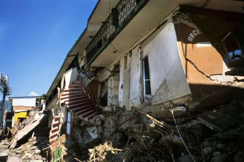 MEXICO, Chiapas, Tepachula, "October 2005, two weeks after the devastation of Hurricane Stan and