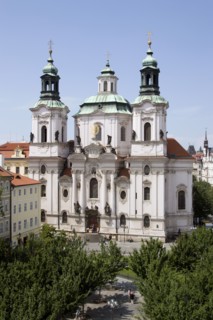 CZECH REPUBLIC, Bohemia, Prague, The 18th Century Baroque Church of St Nicholas in the Old Town