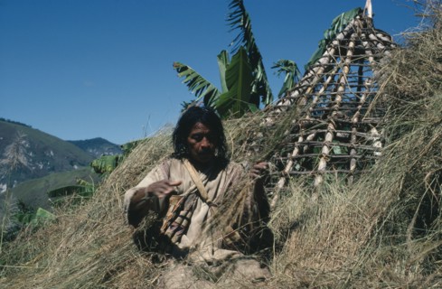 COLOMBIA, Sierra Nevada de Santa Marta, Northern Slopes, Mama Valencia a Kogi mama/priest