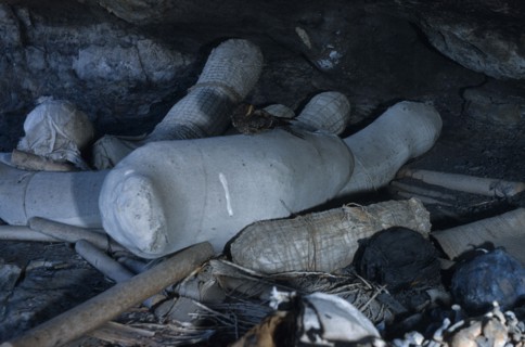 COLOMBIA, Sierra de Perija, Yuko - Motilon, "Ritual burial cave in forested hills behind village