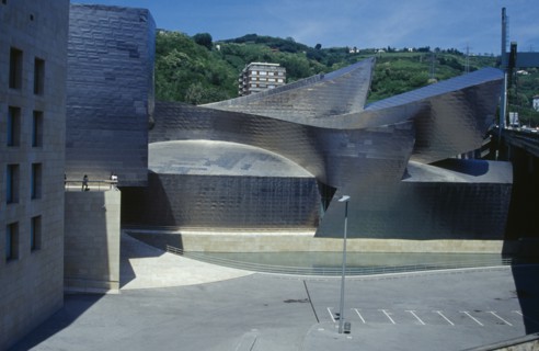 SPAIN, Basque Country, Viz Caya, "Bilbao.  The Guggenheim Museum designed by Frank Gehry.  Part