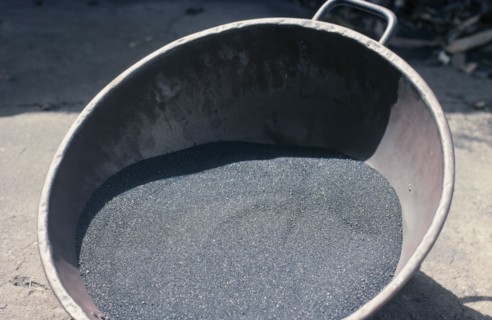 NIGERIA, Jos, Extracted tin.