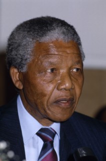 SOUTH AFRICA, Politics, Portrait of former President Nelson Mandela.