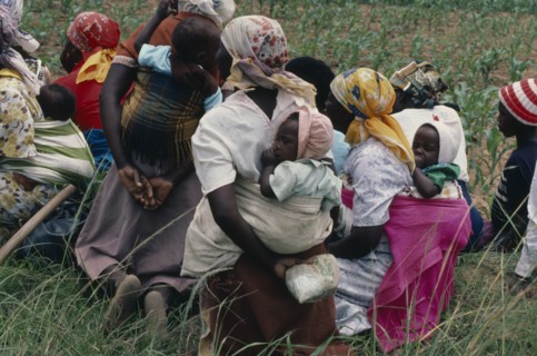 ZIMBABWE, People, "Women farmers attending a meeting of Takai da kraal agricultural co-operative,