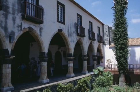 PORTUGAL, Madeira, Funchal, Cloisters of the Covento de Santa Clara dates from the 15th Century