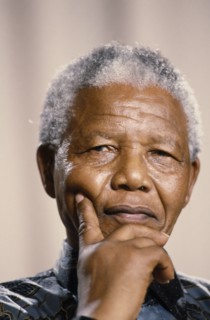 SOUTH AFRICA, People, Politics, Portrait of former president Nelson Mandela.