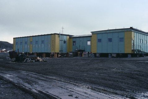 ANTARCTICA, King George Island, Russian Bellingshausen Station buildings
