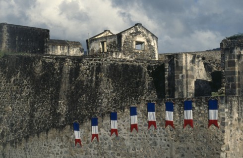 GUADELOUPE, Basse Terre, Fort St Charles, "Large, colonial fortress begun in 1640 and named in