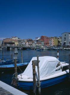 ITALY, Veneto, Chioggia, "The seaside town by the Adriatic Sea., South end of Laguna Venata,  Ferry