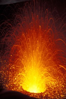 PACIFIC ISLANDS, Melanesia, Vanuatu, "Tanna Island. Yasur Volcano, Eruptions from vents in the