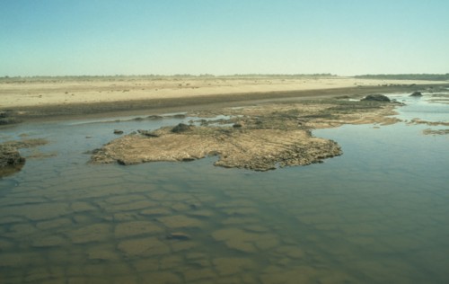 ENVIRONMENT, Aral Sea Area, View over drying delta.