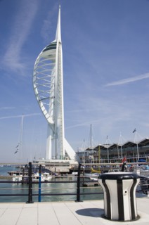 ENGLAND, Hampshire, Portsmouth, The Spinnaker Tower the tallest public viewing platforn in the UK