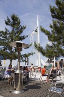 ENGLAND, Hampshire, Portsmouth, The Spinnaker Tower the tallest public viewing platforn in the UK