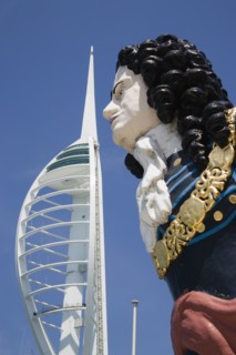 ENGLAND, Hampshire, Portsmouth, The Spinnaker Tower the tallest public viewing platforn in the UK