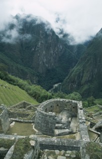 PERU, Cusco, Sacred Valley, "Temple of the Sun, Manchu Picchu Inca Ruins"