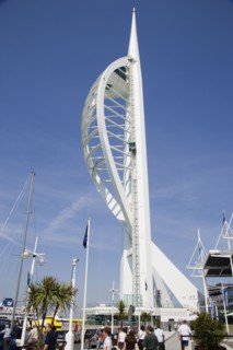 ENGLAND, Hampshire, Portsmouth, The Spinnaker Tower the tallest public viewing platforn in the UK