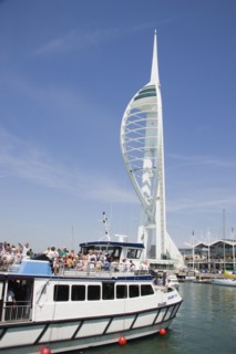 ENGLAND, Hampshire, Portsmouth, The Spinnaker Tower the tallest public viewing platforn in the UK