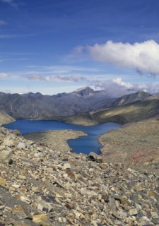COLOMBIA, Cordillera , Boyaca, "Laguna Grande de la Sierra, Sierra Nevada de Cocuy, A large lagoon