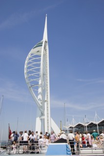 ENGLAND, Hampshire, Portsmouth, The Spinnaker Tower the tallest public viewing platforn in the UK