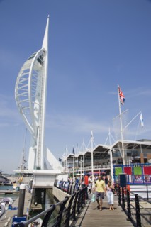ENGLAND, Hampshire, Portsmouth, The Spinnaker Tower the tallest public viewing platforn in the UK