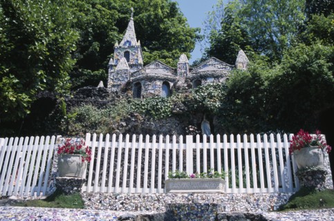 UNITED KINGDOM, Channel Islands, Guernsey, Les Vauxbelets. The Little Chapel. Modelled on the