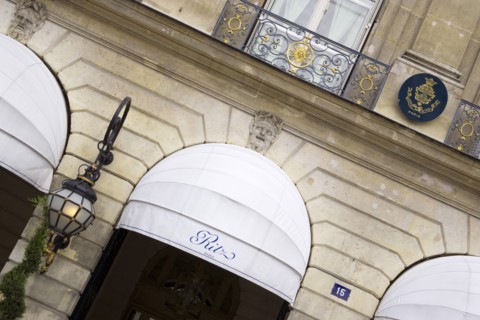 FRANCE, Ile de France, Paris, The Ritz Hotel entrance in Place Vendome