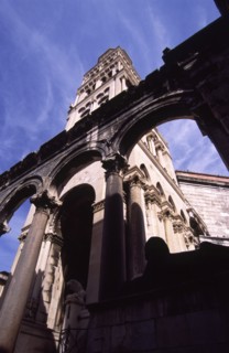 CROATIA, Dalmatia, Split, "athedral of Saint Domnius. Dedicated to Saint Domnius, the first bishop