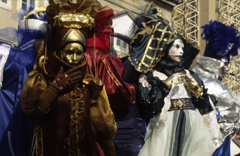 CROATIA, Kvarner, Rijeka, Mask carnival. The masked carnival held on the Sunday before Ash