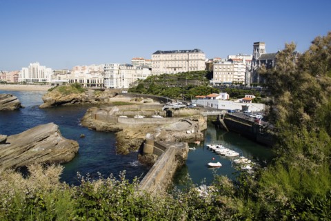 FRANCE, Aquitaine Pyrenees Atlantique, Biarritz, The Basque seaside resort on the Atlantic coast.
