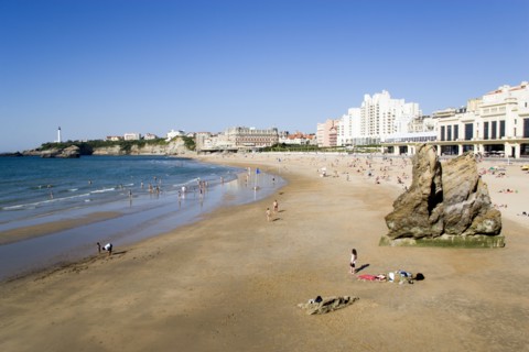 FRANCE, Aquitaine Pyrenees Atlantique, Biarritz, The Basque seaside resort on the Atlantic coast.