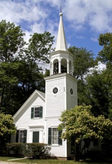 USA, New Hampshire, Tamworth, Wonalancet Chapel.