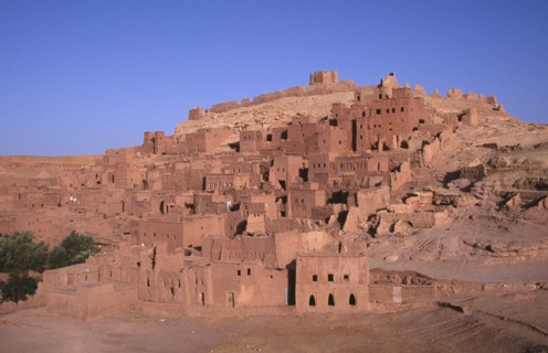 MOROCCO, Ait Benhaddou, Kasbah and hill town used in films such as Jesus of Nazareth and Lawrence