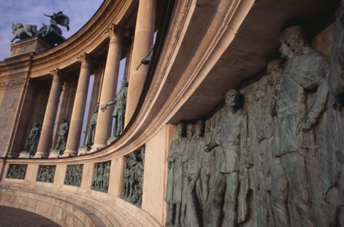 HUNGARY, Budapest, Heroes  Square erected to mark the 1000th anniversary of the Magyar conquest.
