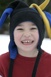 CHILDREN, Infant, Boys, "Tyler stone, 5 yrs old, smiling, wearing winter hat."