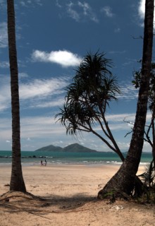 Australia, Queensland, Mission Beach, Dunk Island from Mission Beach
